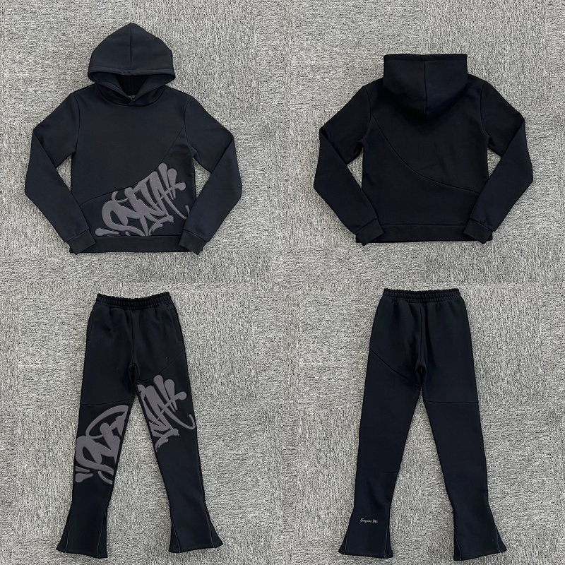 SYNAWORLD SLICE TRACKSUIT-BLACK SY-103