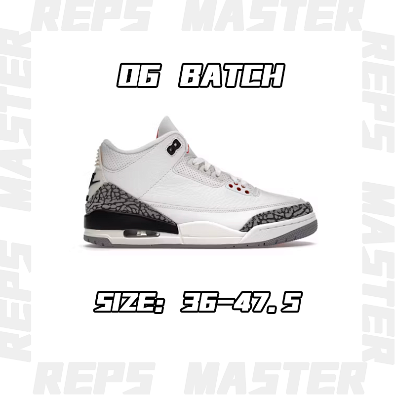 Jordan Air Jordan 3 White Cement Reimagined