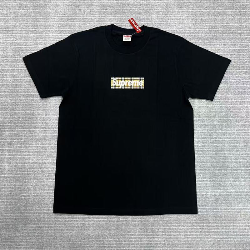 Supreme Burberry Box Logo Tshirt