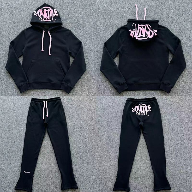 cny S-World OG Tarcksuit-Black/Pink SY-159