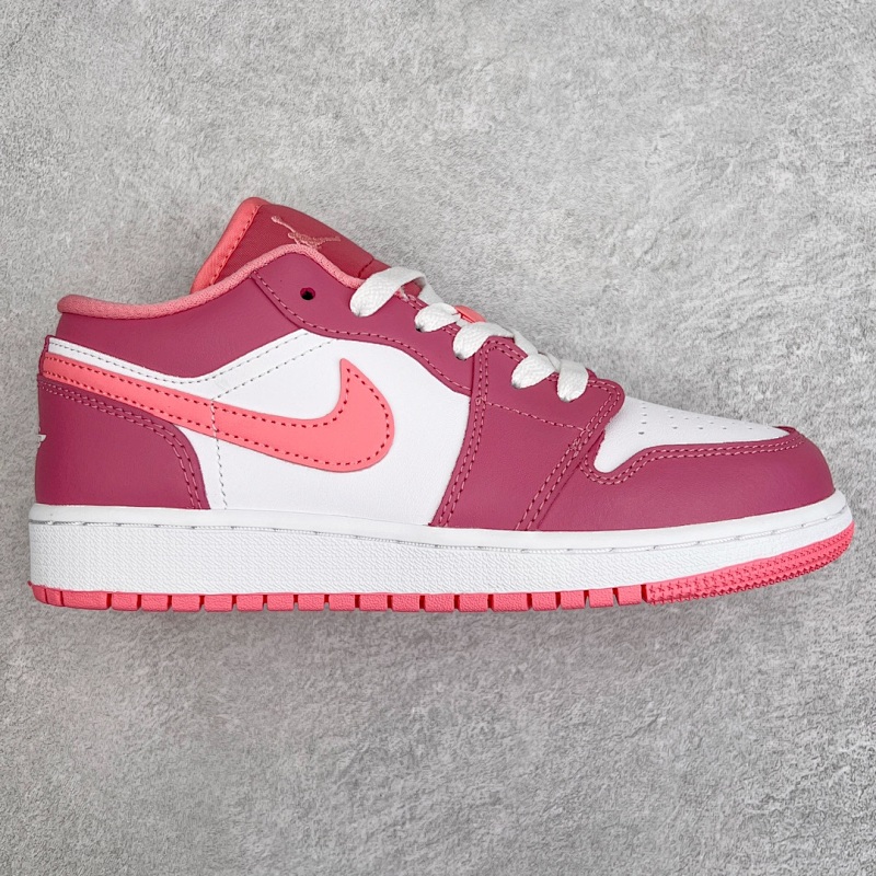 AJ1 low cut pink white!