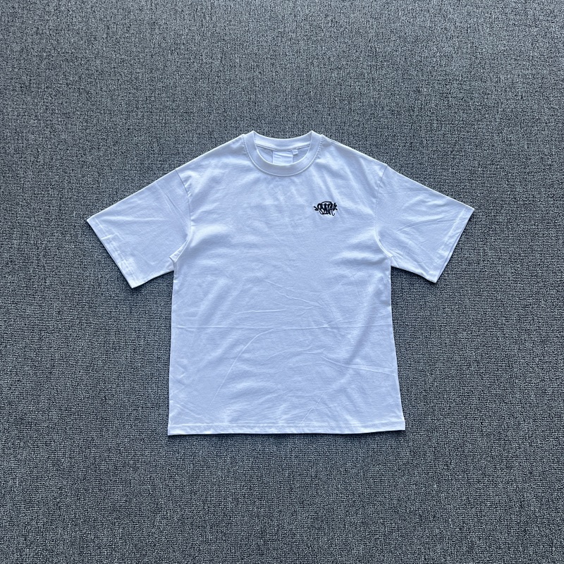 SYNAWORLD CORE EMB TEE-WHITE/BLACK syna SY-146
