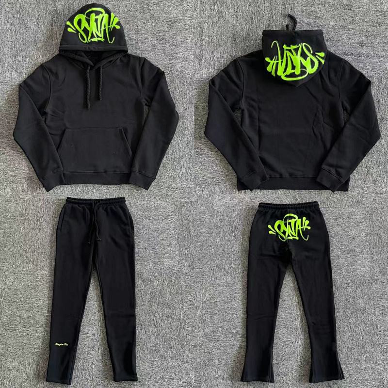 S-World Tarcksuit-Black-Green SY-35