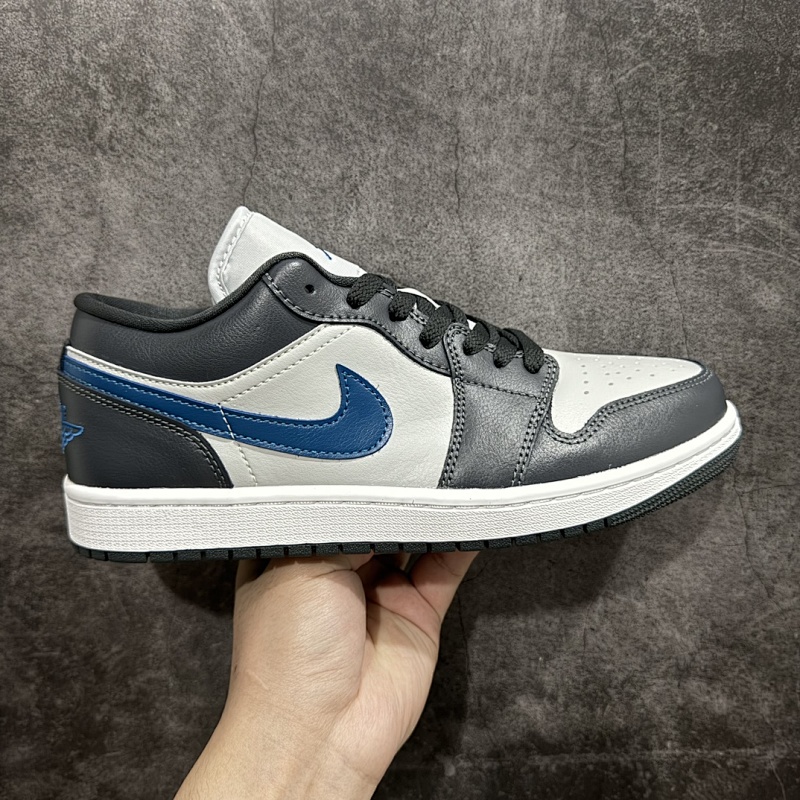 AJ1 low cut gray blue!