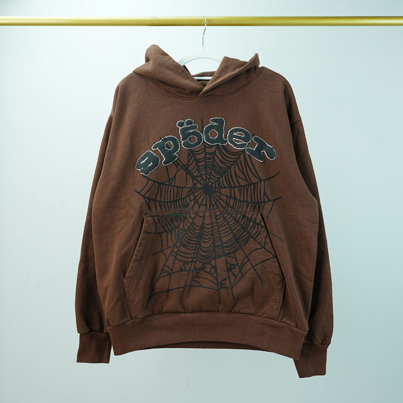 SP5DER BROWN Hoodie