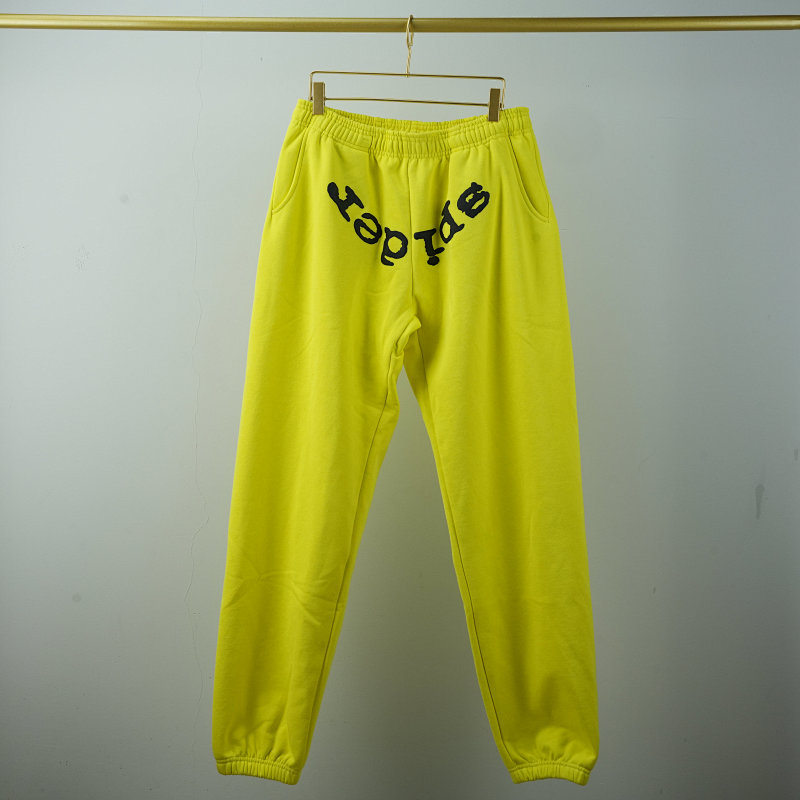 SPIDER F&amp;F Sp5der Sweatpants YELLOW