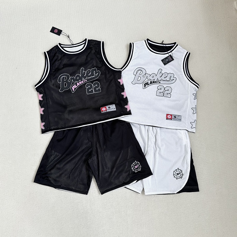 Bpm-reversible footba T-shirt+shorts black