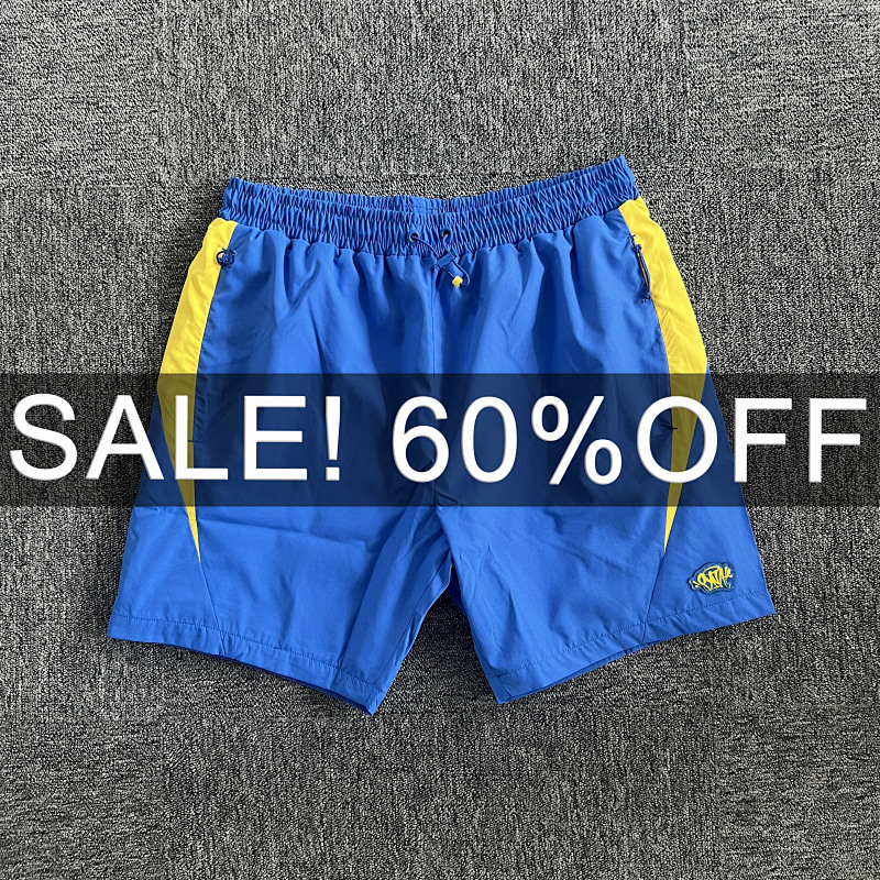 S-World SYNA VORTEX TRACK SHORT-BLUE/YELLOW - SY-64