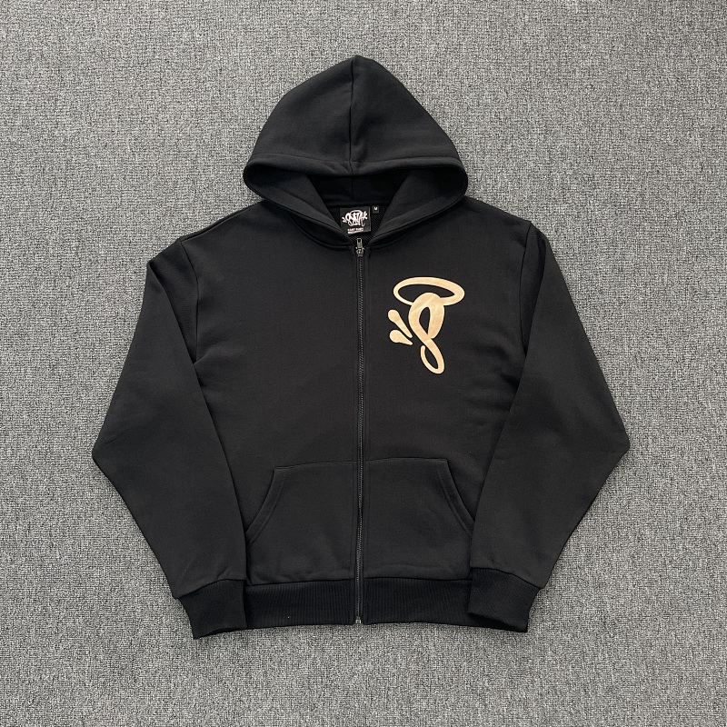 S-World SYNA-VOID-ZIP-HOOD-BLACK ROSE GOLD S SY-185