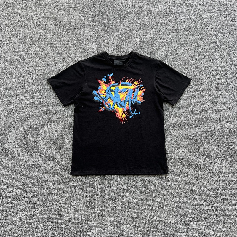 SYNAWORLD EXPLOSION-TEE-BLACK SY-131