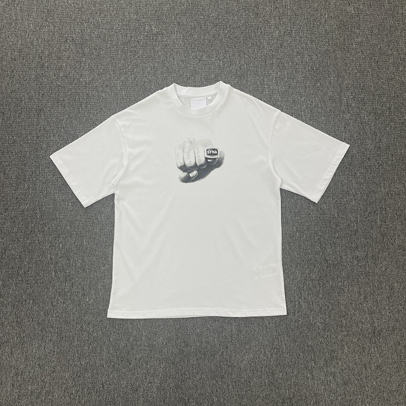 SYNA CHAMPIONSHIP RING PRINTED TEE - WHITE SY-176