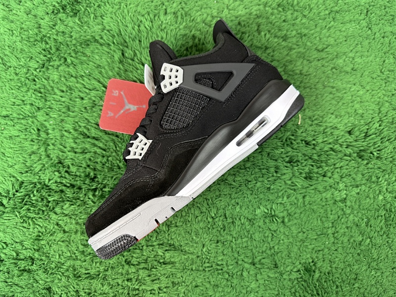 Air Jordan 4 retro se black canvas
