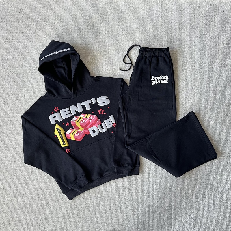 209（Bpm Rent’s Due Hoodie/Midnghit Black)