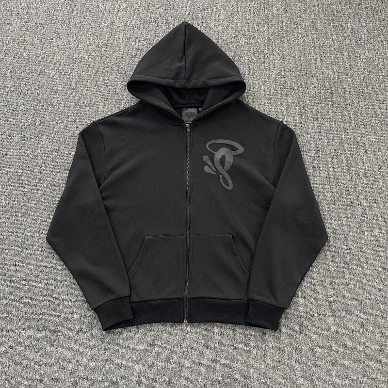 S-World SYNA-VOID-ZIP-HOOD-BLACK S SY-184