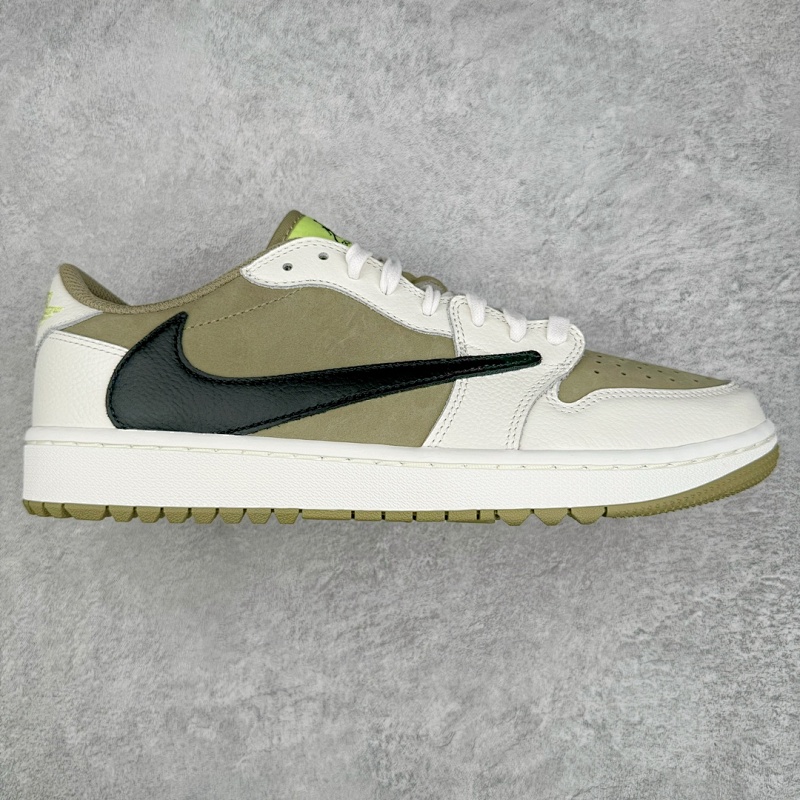 Travis Scott x Air Jordan AJ1 Low Golf Olive TS6.0