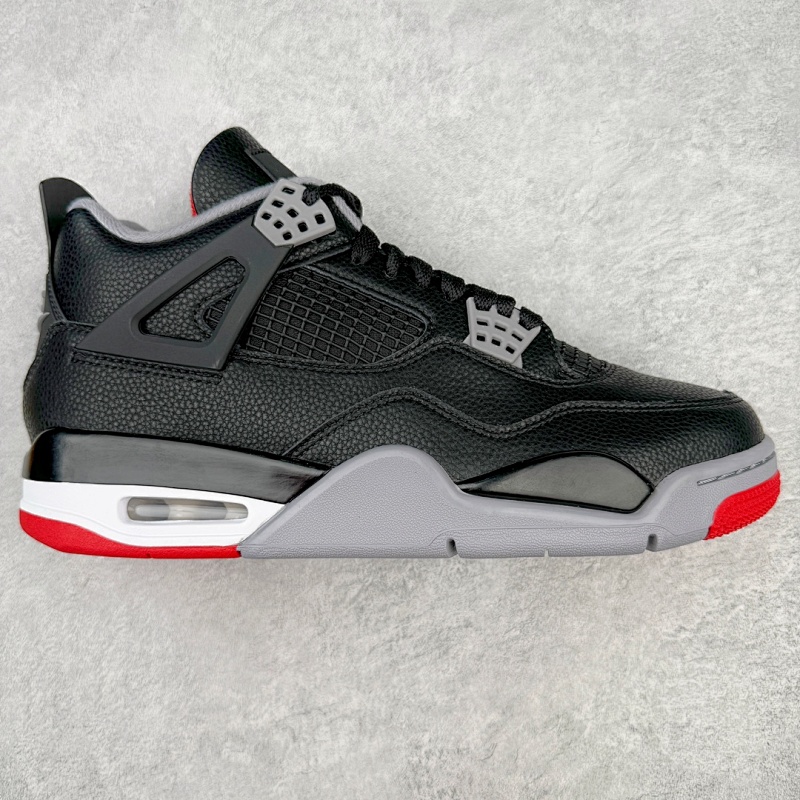 Air Jordan AJ4 Brad Reimagined Black and Red