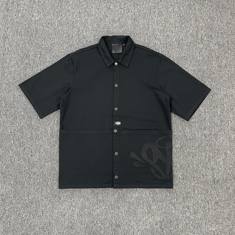 SYNA WORKWEAR SHIRT - BLACK SY-189