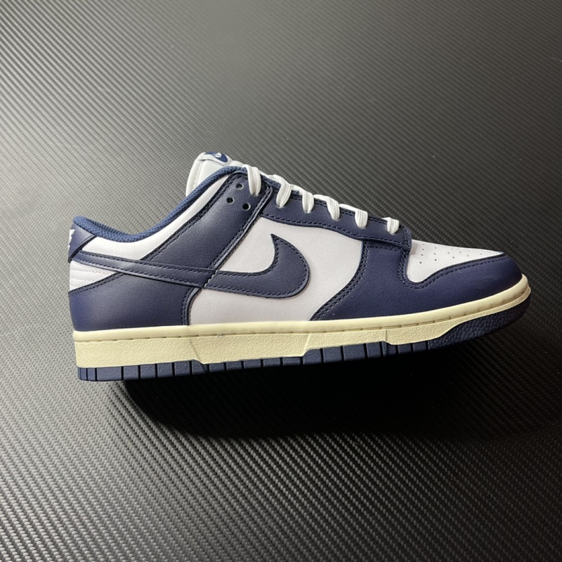 Nike Dunk LowMidnight Navy and White DD1503-115