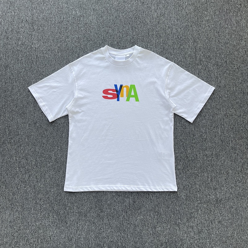 SYNA POSITIVE FEEDBACK PRINTED TEE - WHITE/MULTI SY-180