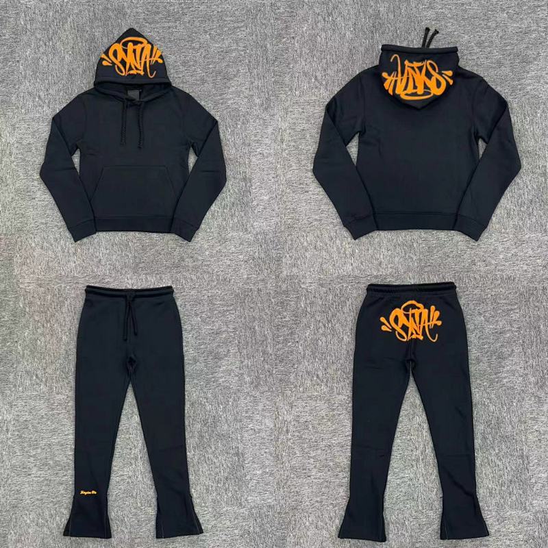 S-World Tarcksuit-Black-Orange SY-55