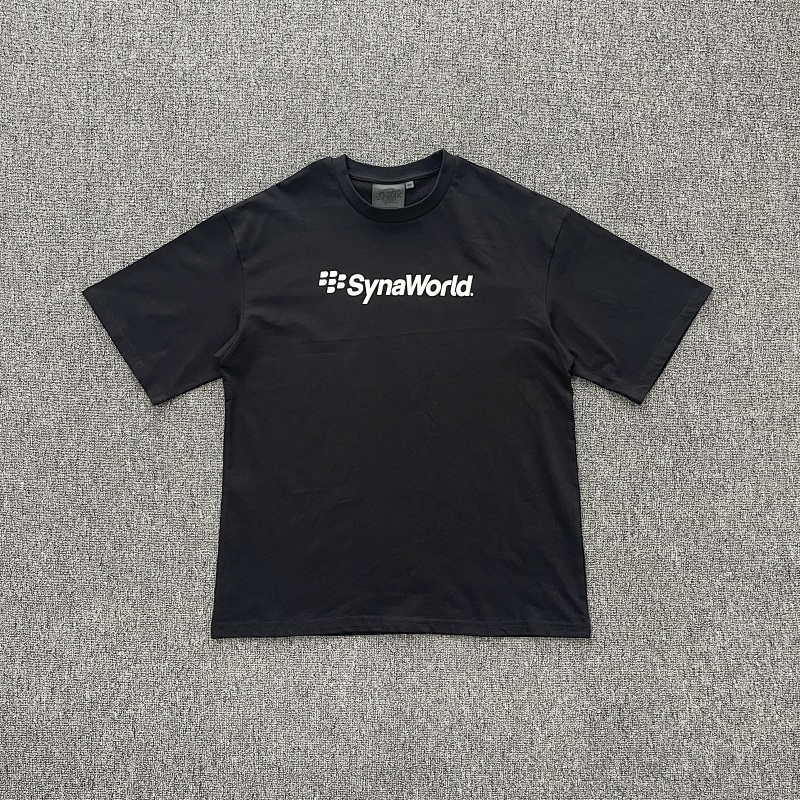SYNA CRACKBERRY PRINTED TEE - BLACK/WHITE SY-171