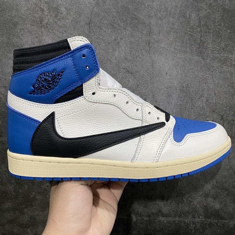 Travis Scott x Fragment xAir Jordan 1 High OG SP "Iilitary Blue”