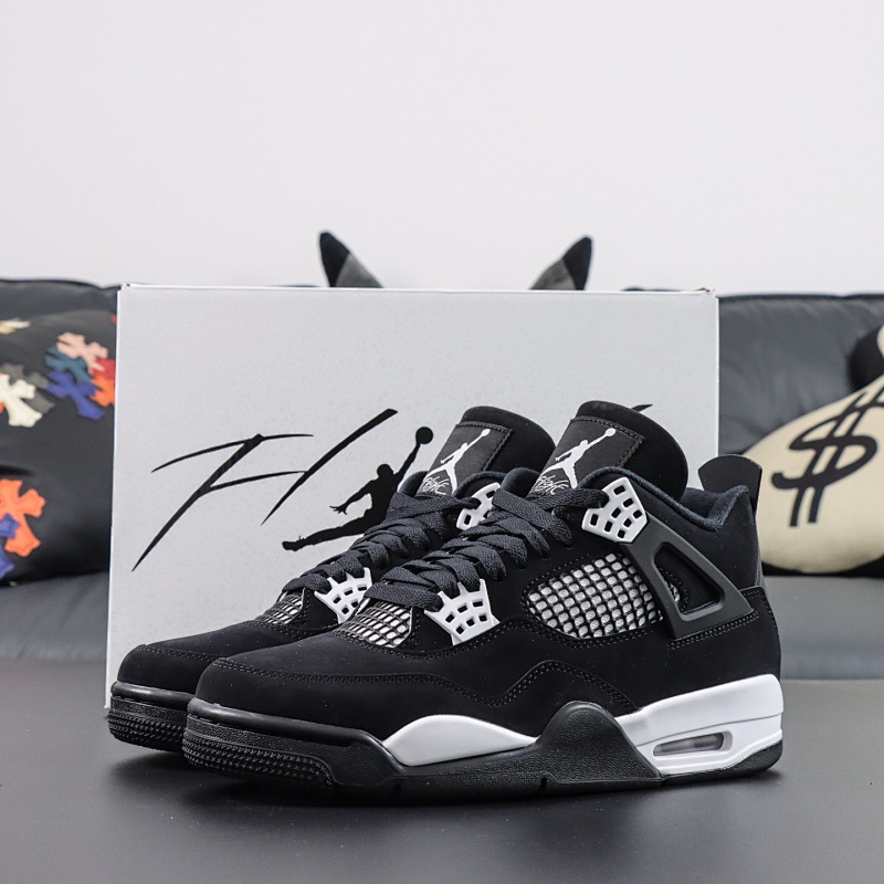 AJ4 White and Black Thunder God!
