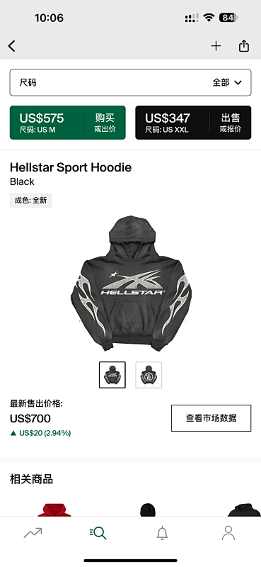 Hellstar Sport Hoodie Black