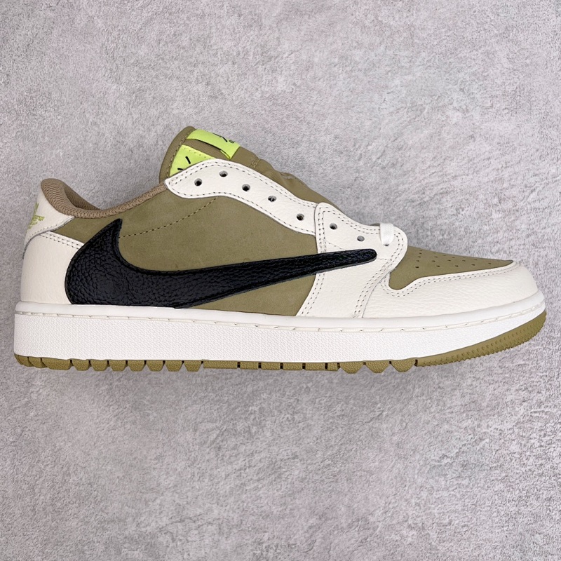 Travis Scott x Air Jordan AJ1 Low Golf "Olive" TS6.0