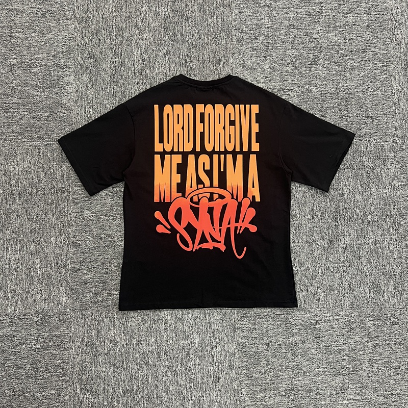 SynaWorld Ignite Tee-Black/Orange SY-101