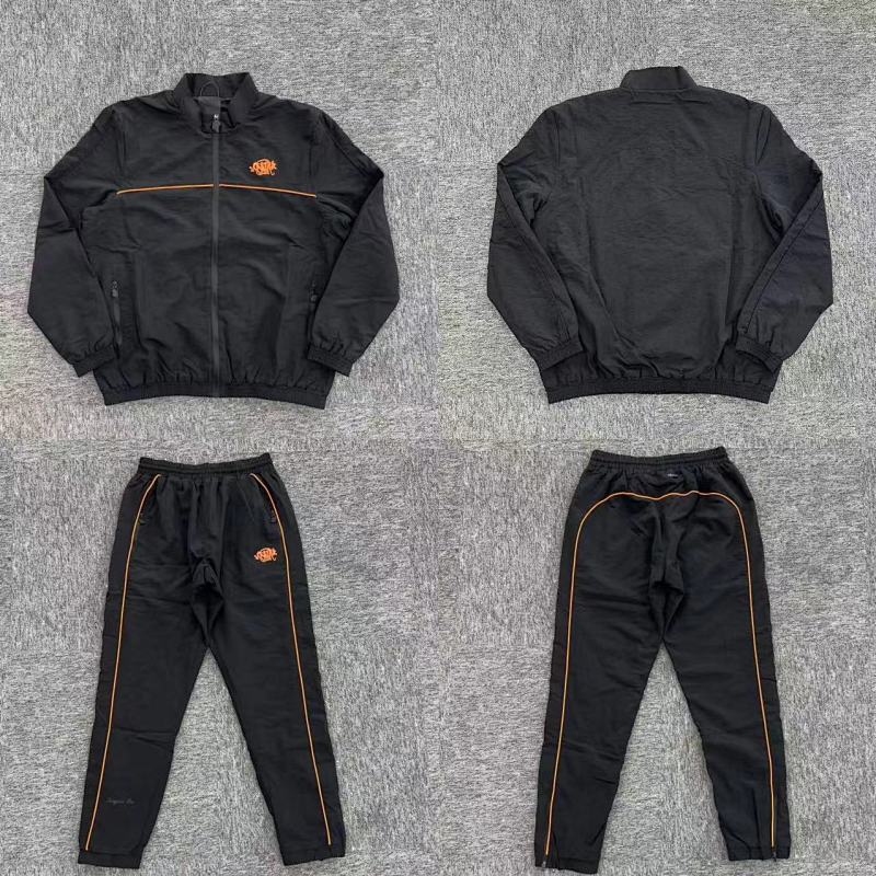 SHELL-TRACKSUIT-BLACK/ORANGE SY-81