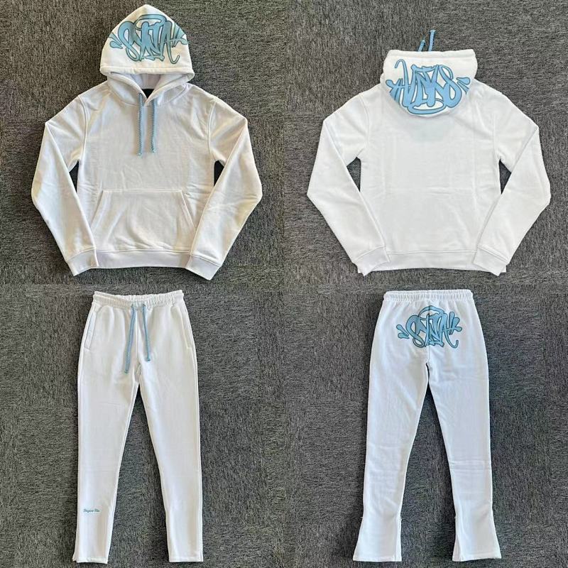 S-World Tarcksuit-White-Blue SY-34