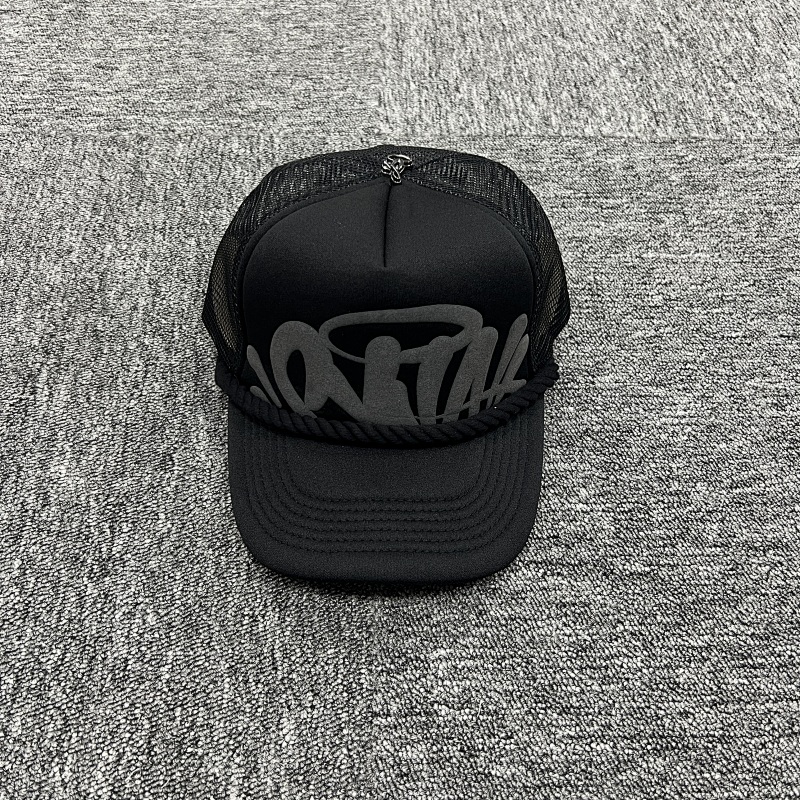 SYNAWORLD TRUCKER-CAP-BLACK SY-49