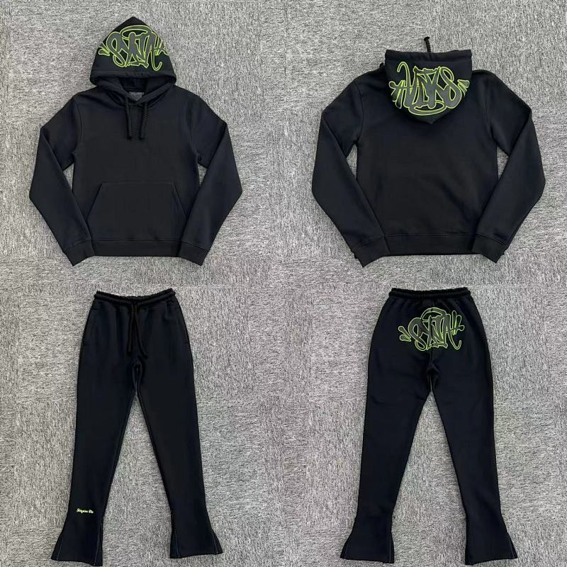 S-World Tarcksuit-Black-Green SY-83
