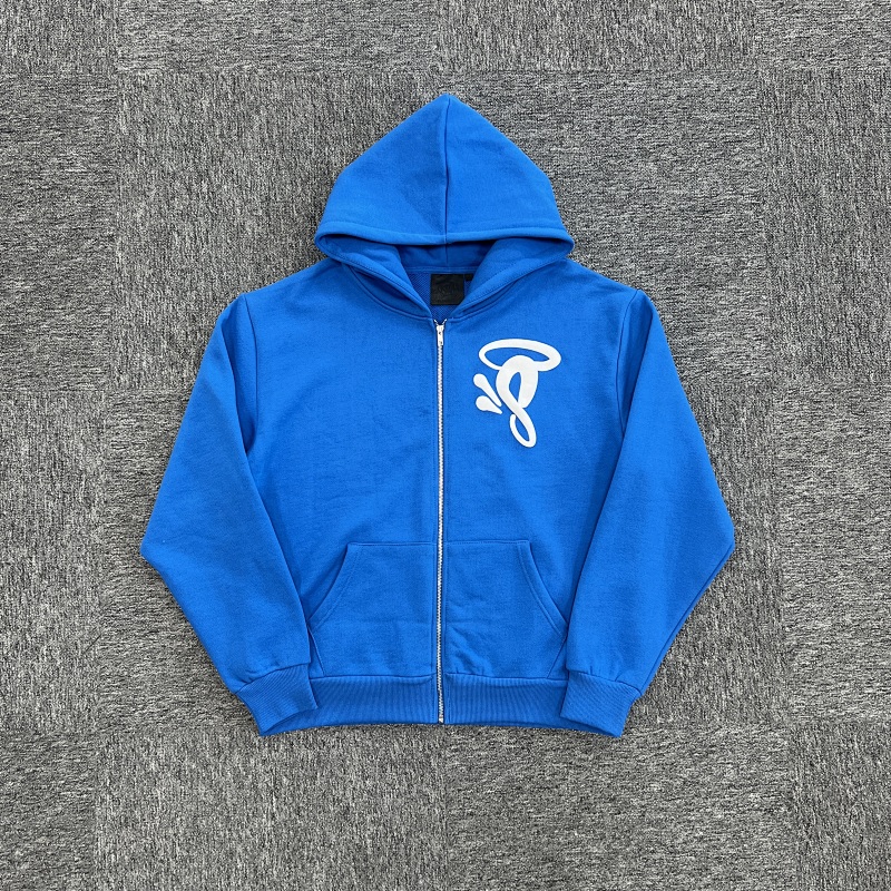 S-World SYNA-VOID-ZIP-HOOD-BLUE S SY-58