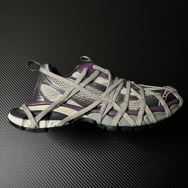 OK version Balenciaga 3XL strap carbon black purple