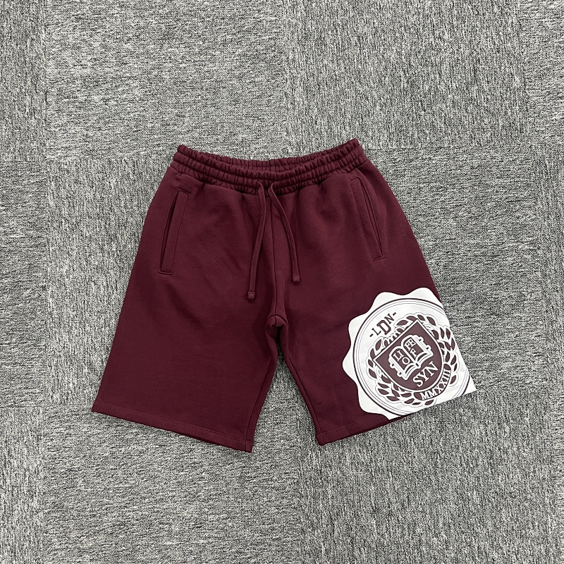 VARSITY CREW SHORT-BURGUNDY SY-77