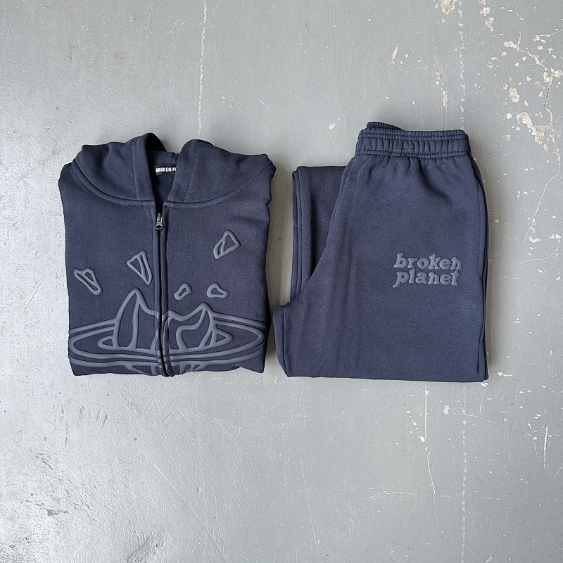 ¥Zip Up Set-Deep Navy