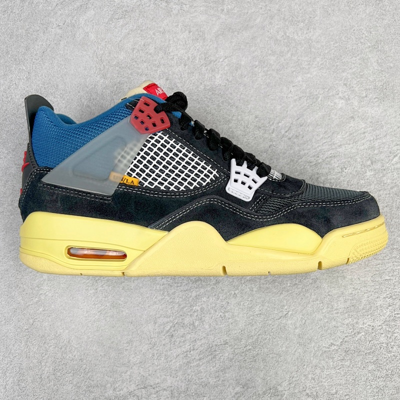 Union LA x Air Jordan AJ4 Retro Off Noir UN