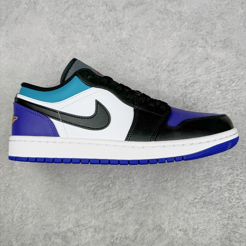 AJ1 low cut white black purple!