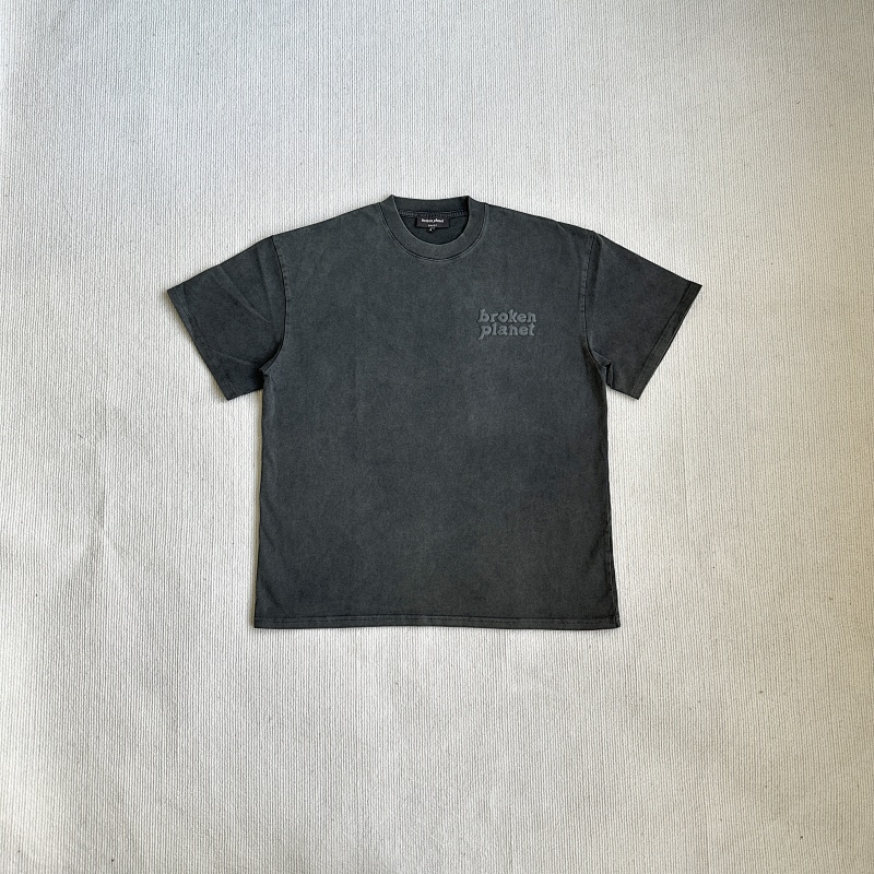 Basic T-shirt - Washed Soot