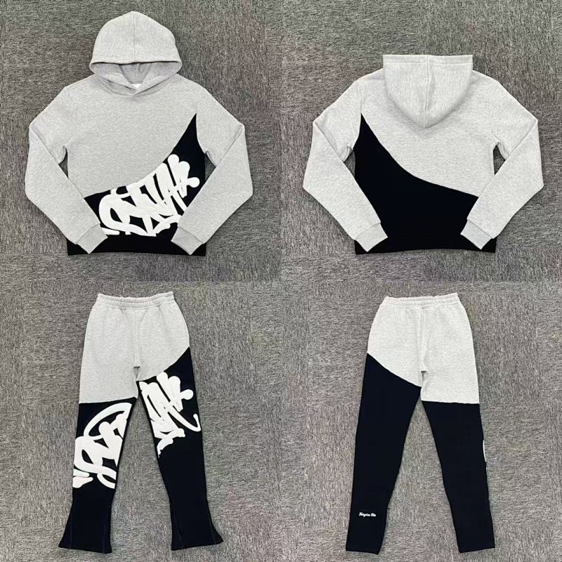 SYNAWORLD SLICE TRACKSUIT-GREY/BLACK SY-116