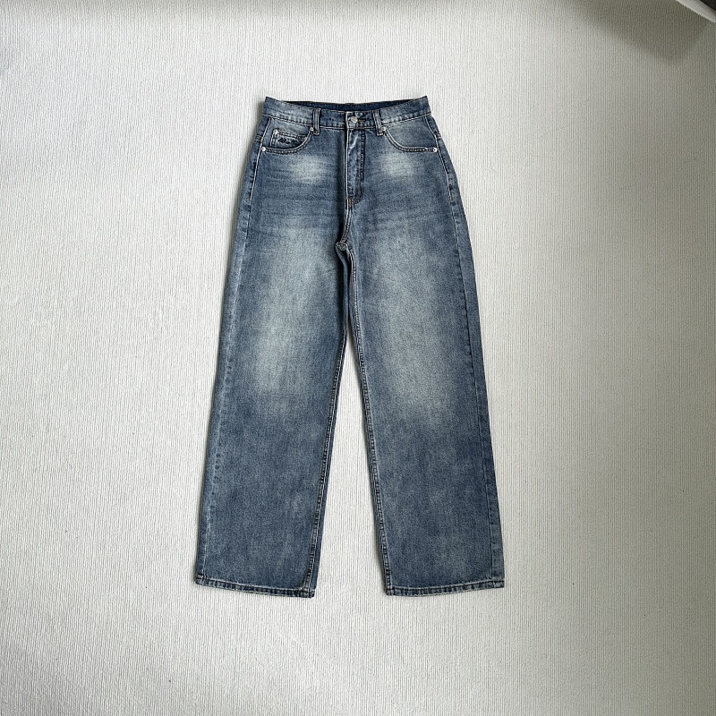Denim Jeans - Washed Bue
