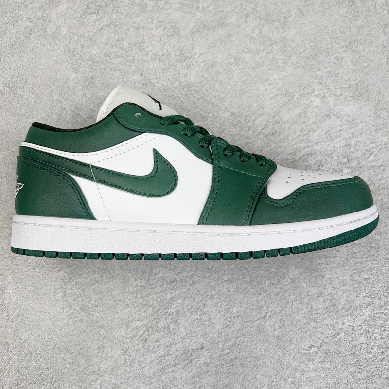 AJ1 Low Help New White Green!