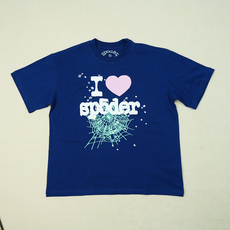 Sp5der Souvenir Tee Navy