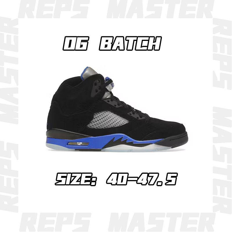 AJ5 Black Blue!