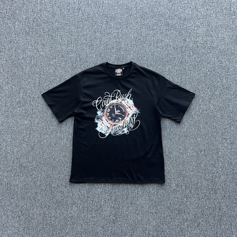 SynaWorld Syna Watch Tee-Black Rose Gold SY-136