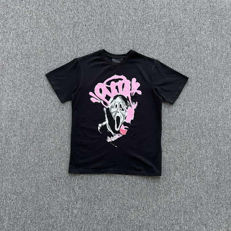 SYNAWORLD SCREAM-TEE-BLACK SY-129