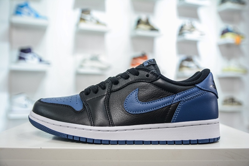 AJ1 OG low cut black blue!