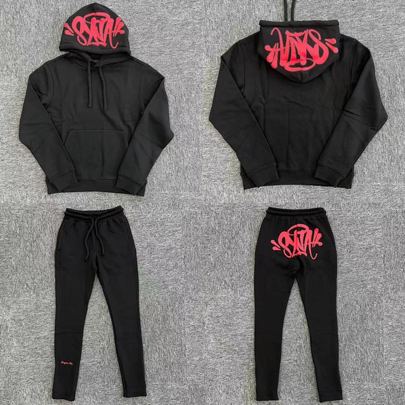 S-World Tarcksuit-Black-Red SY-15